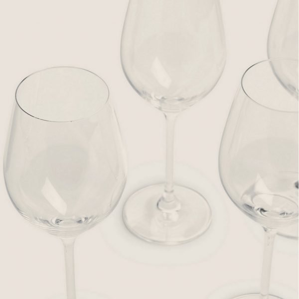 Set of 4 maxim white wine glasses