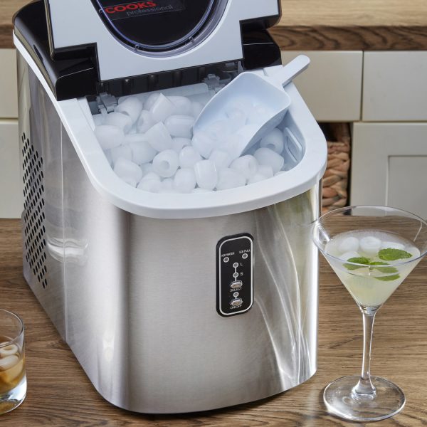 Counter Top Ice Making Machine - Stainless Steel