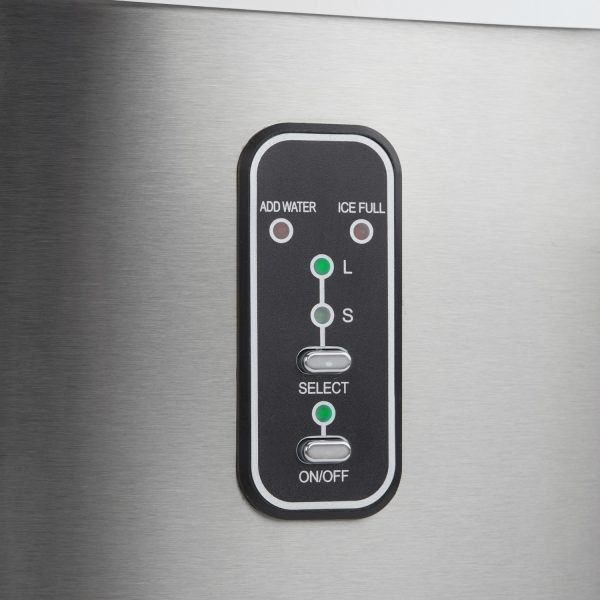 Counter top ice making machine - stainless steel