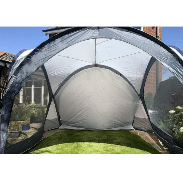 Mixed grey garden gazebo dome - just £79 - save 44%