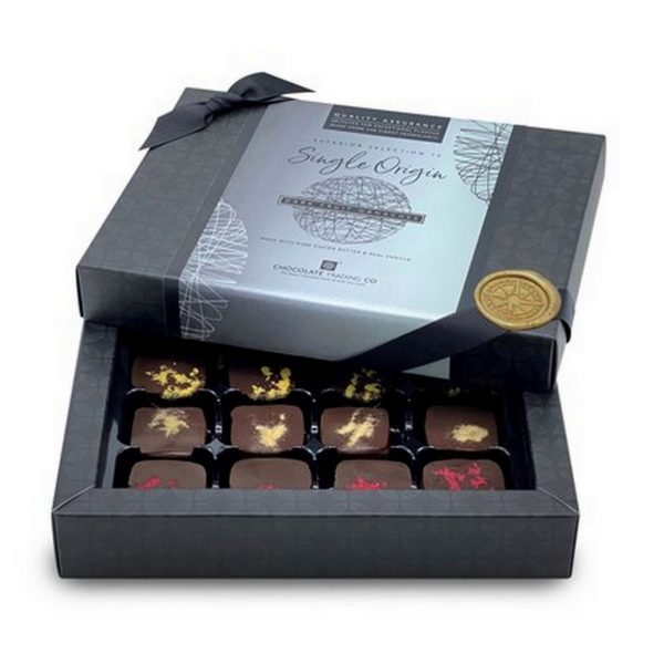 Superior Selection, Single Origin, Dark Chocolate Fruit Ganaches - 12