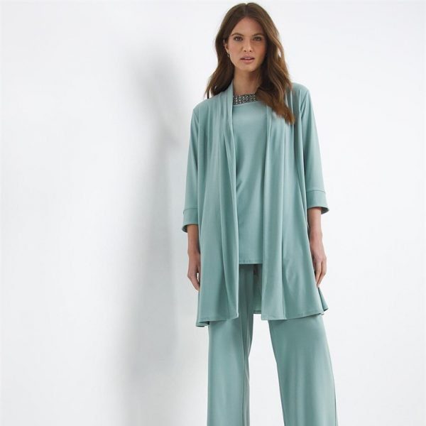 Joanna Hope 3 Piece Luxe Jersey Set in Sage, All Sizes