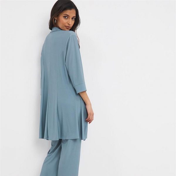 Joanna hope 3 piece luxe jersey set in smoke blue, all sizes