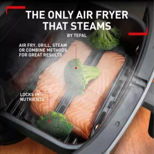 The new - tefal easyfry 3-in-1 grill steamer air fryer
