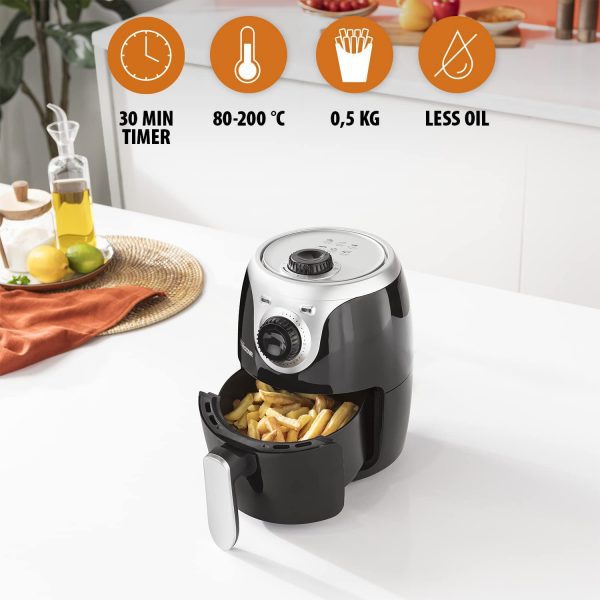 Tristar Compact FR-6980BS Air Fryer, 2 L, 1000W
