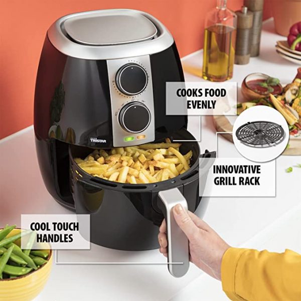 Tristar fr-6964bs air fryer, 3. 5 l, 1500w
