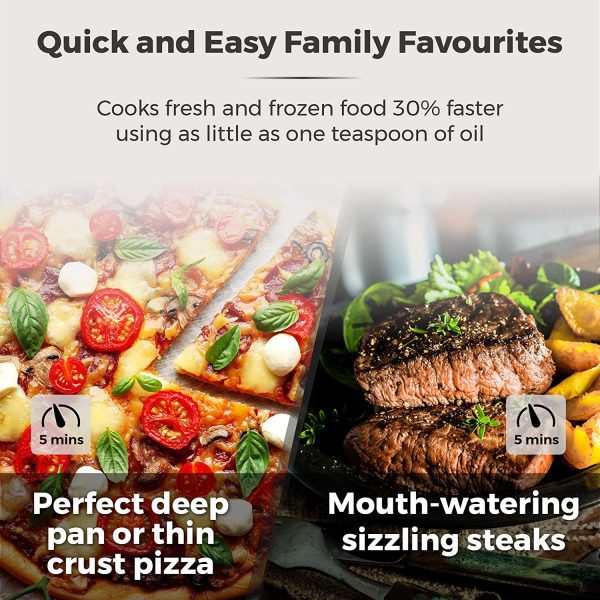 Tower xpress 10-in-1 pro combo t17076 air fryer, rapid cooker