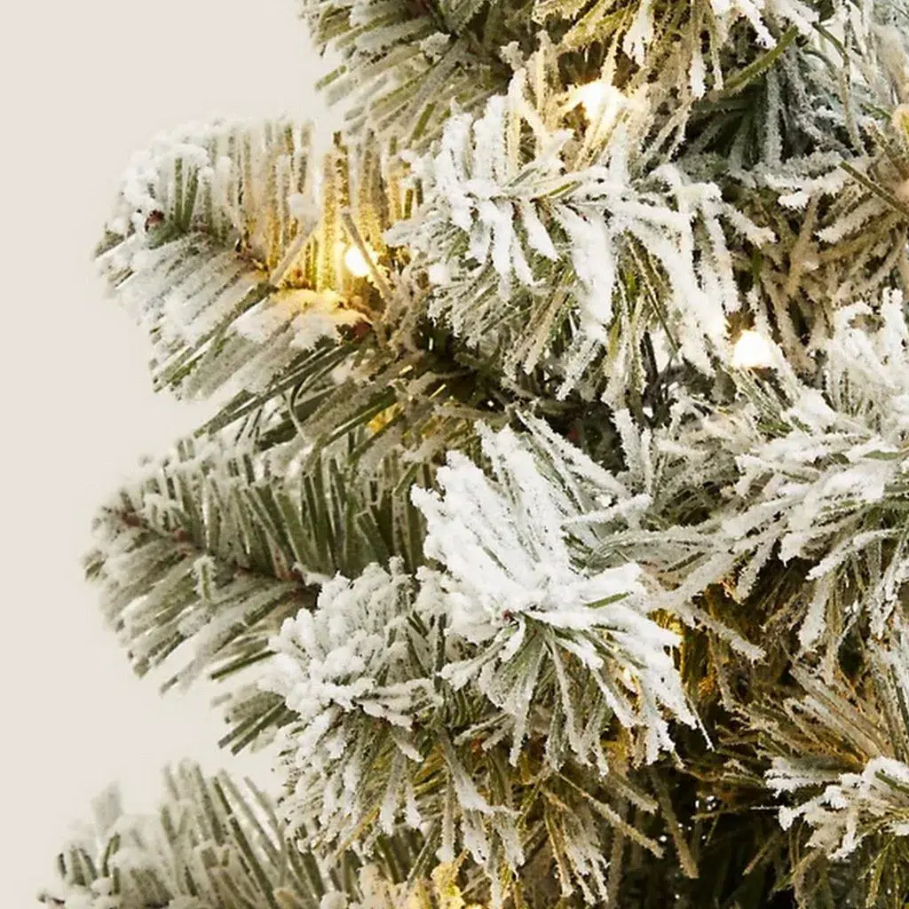 1. 5ft tall snowy pre-lit led christmas tree 1. 5ft tall snowy pre-lit led christmas tree