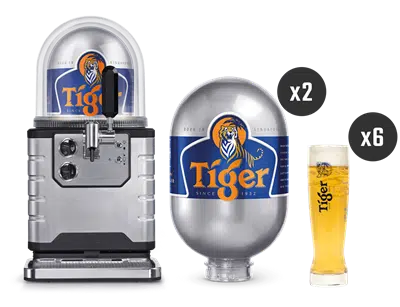Save up to £50 on blade and sub keg starter packs Blade tiger starter pack + glasses