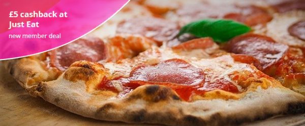 How to get £5 cashback at justeat