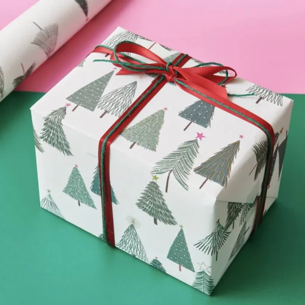 Luxe Christmas Tree Wrapping Paper