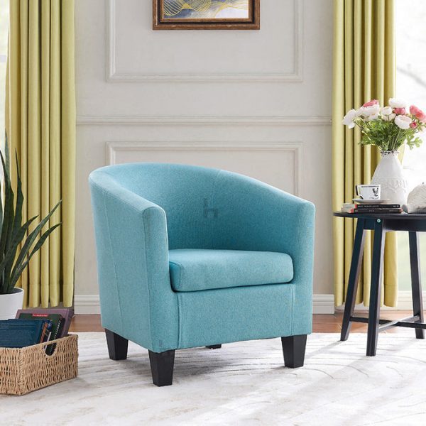 Accent tub chair, teal