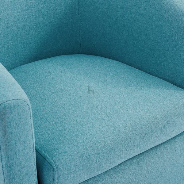 Accent tub chair, teal