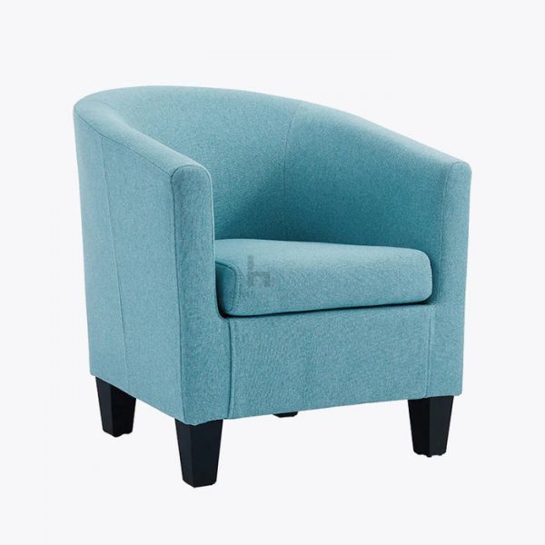 Accent tub chair, teal