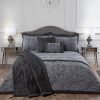 Paisley Charcoal Luxury Cotton Rich Jacquard Duvet Cover