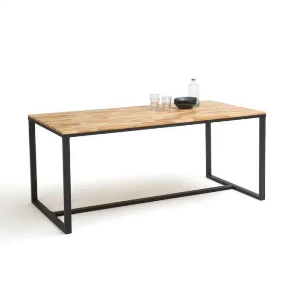 Oak & Steel, Hiba Dining Table Seats up to 8