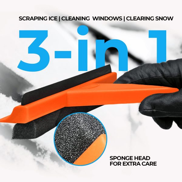 Simply ICE001 3 in 1 Car Window Demister, Ice Scraper and Sponge