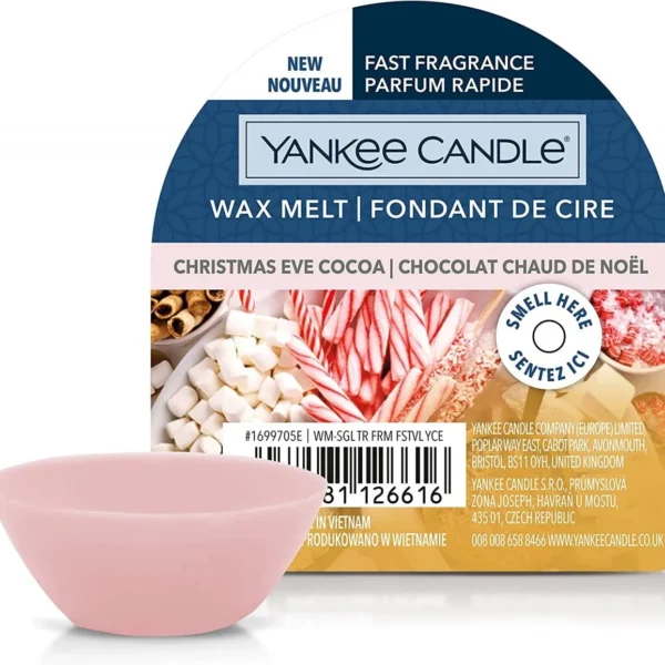 Yankee Candle Wax Melt, Christmas Eve Cocoa
