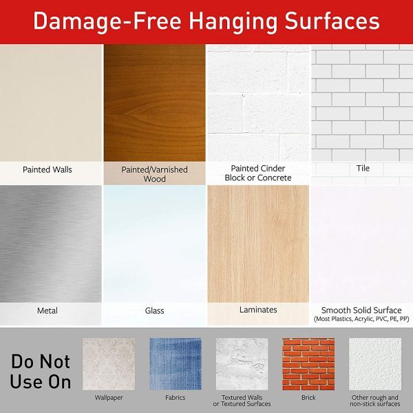 Command 17026clr white decorating clips - easy off x 20