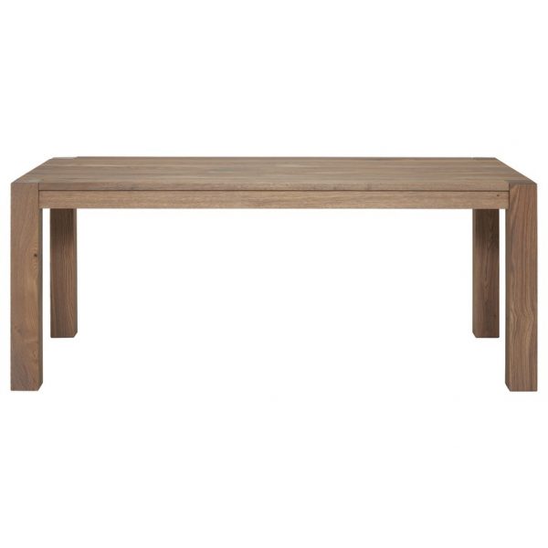 180cm oslo oak brushed dining table