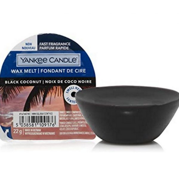 Yankee candle wax melt, black coconut