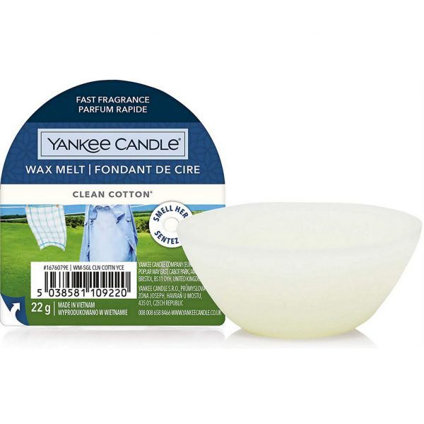 Yankee Candle Wax Melt, Clean Cotton