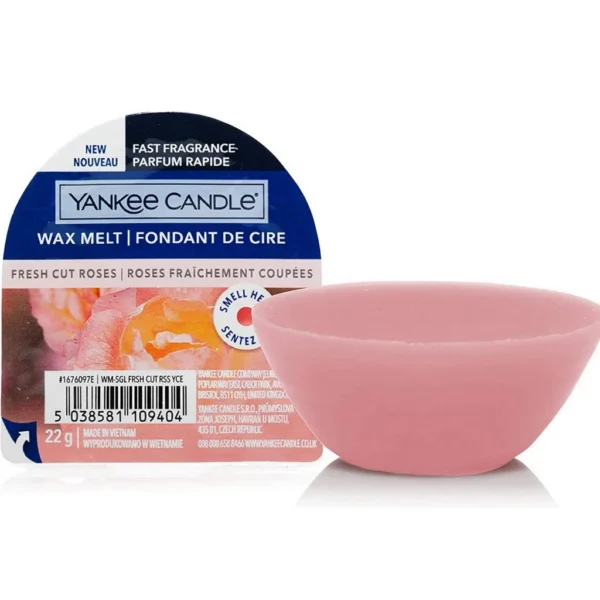 Yankee Candle Wax Melt, Fresh Cut Roses