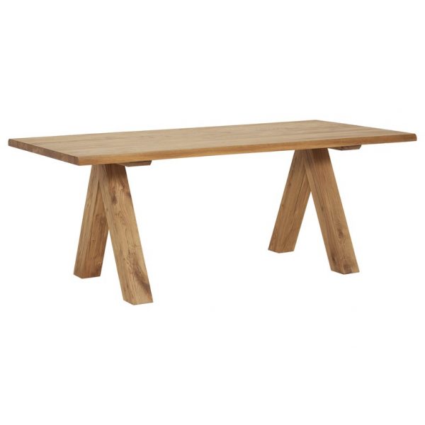 220cm Tromso Apex Oak Dining Table