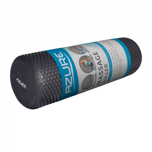 Azure Compact 29.5cm Foam Roller, Black