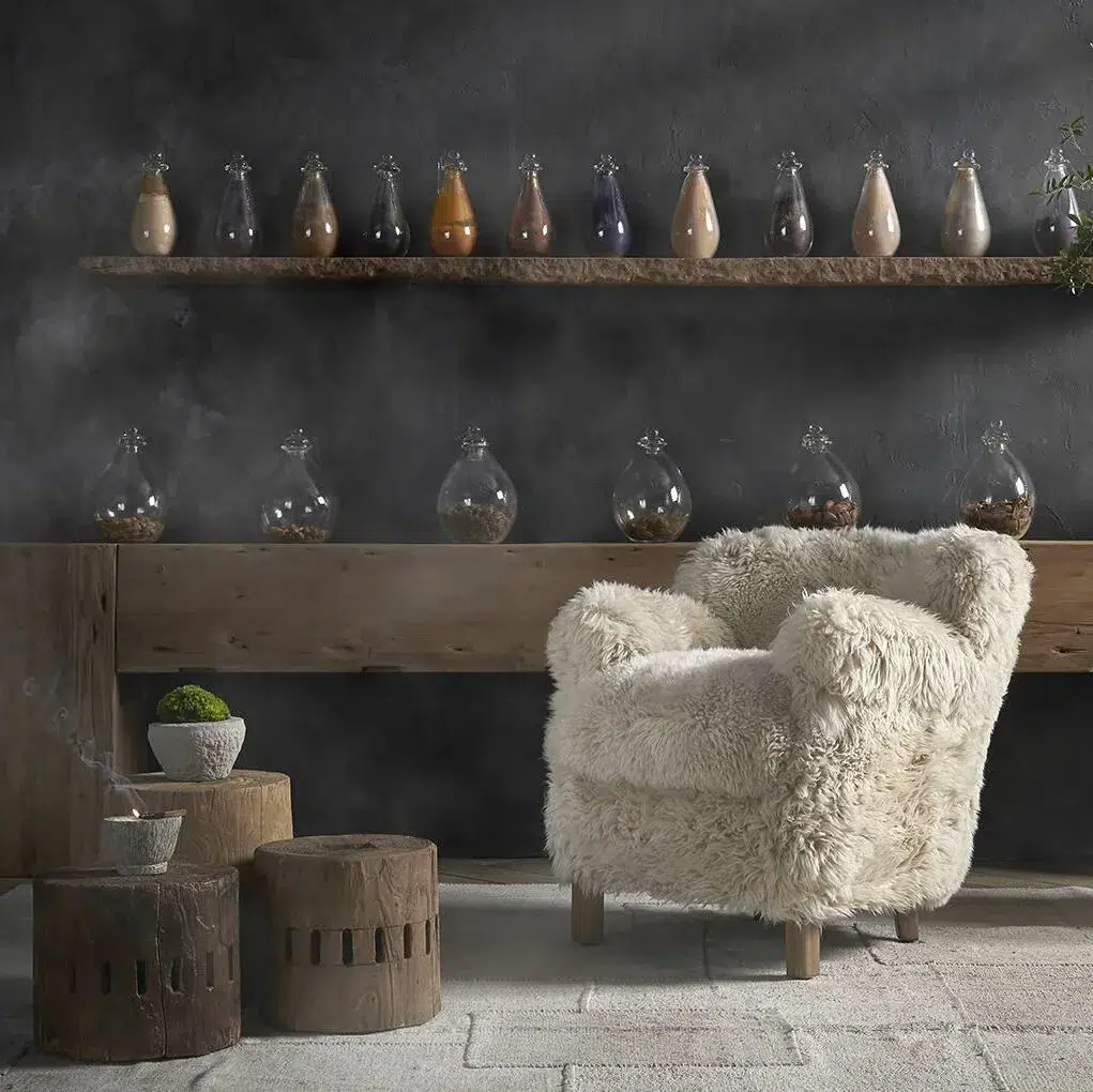 Timothy oulton alrae sheepskin armchair Timothy oulton alrae sheepskin armchair