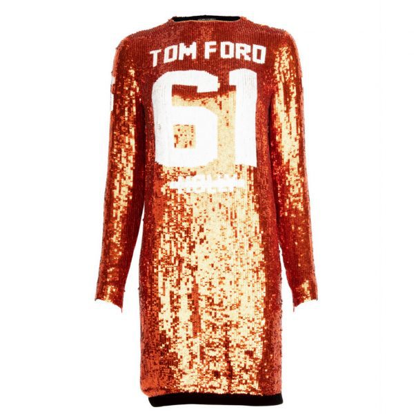 Tom Ford Sequin Jersey Dress - Size 6 UK