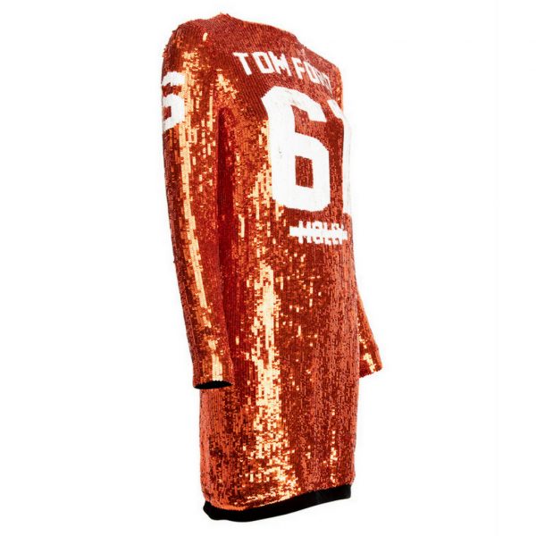 Tom Ford Sequin Jersey Dress - Size 6 UK