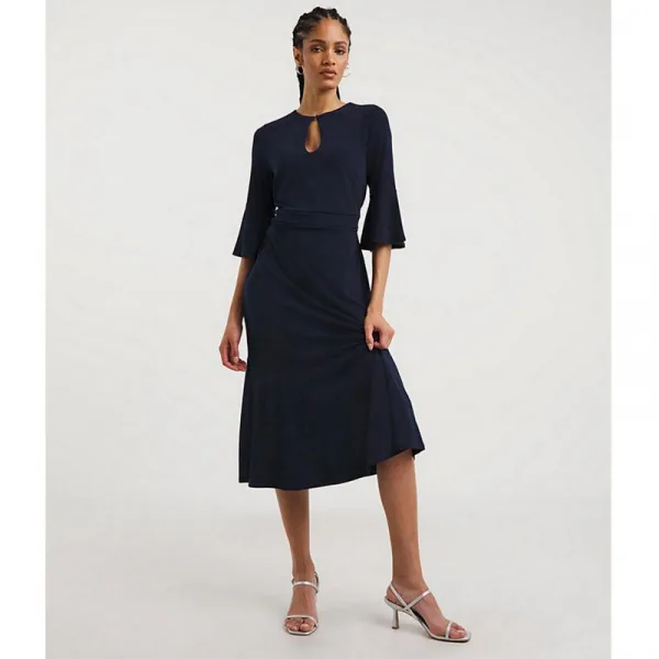 Joanna Hope Navy Luxe Jersey Dress