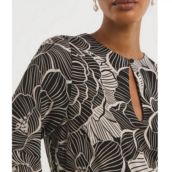 Joanna hope floral luxe jersey dress
