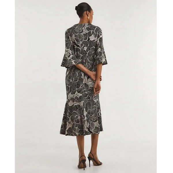 Joanna hope floral luxe jersey dress