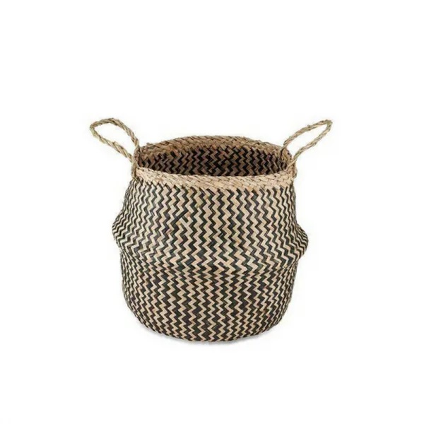 Ekuri Basket - Black & Natural - Small 30cm Dia