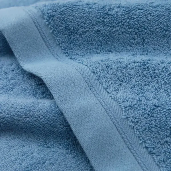 4 x Faia Light Blue Cotton Towel of Various Sizes