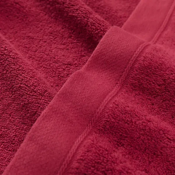 4 x faia raspberry rose cotton towel of various sizes