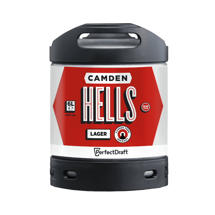 Camden Hells PerfectDraft 6L Beer Keg Absolute Home