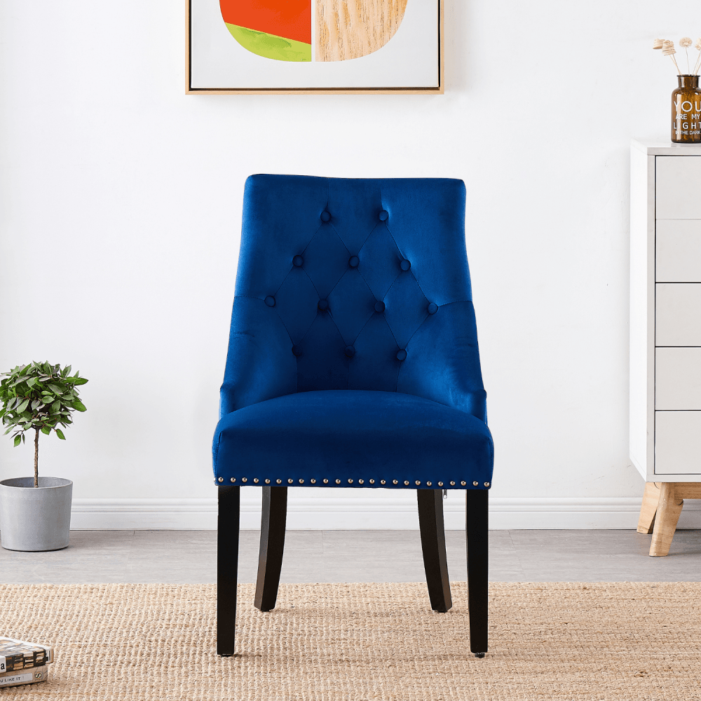 Navy on sale knocker chairs