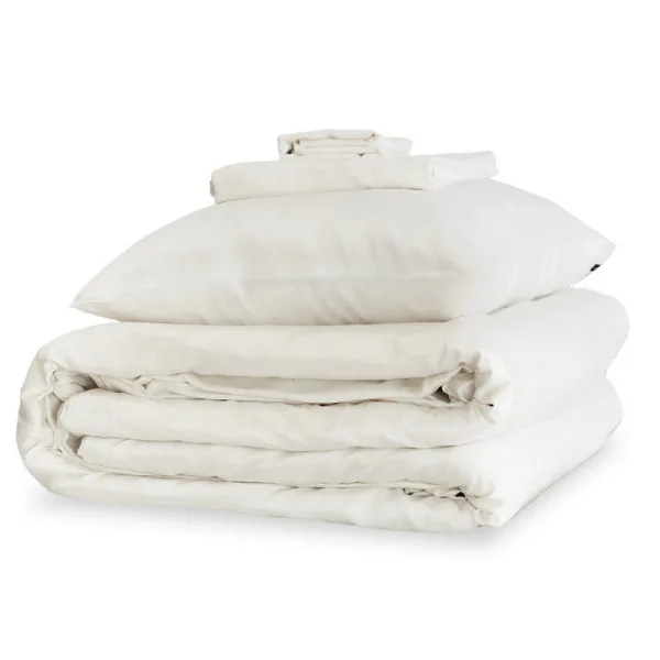 Cream silk duvet set - all sizes