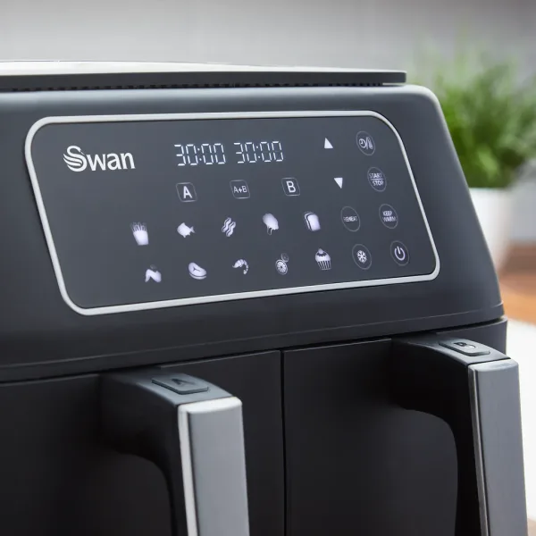 Swan duo digital 9l basket air fryer - best seller