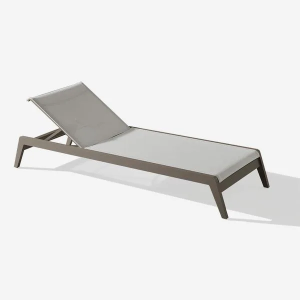 Harlyn Graphite & Mesh Sun Lounger