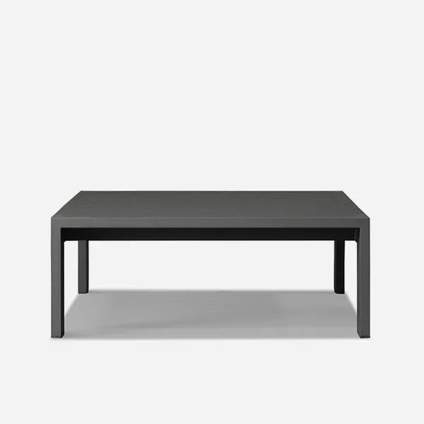 Bora outdoor aluminium coffee table, black