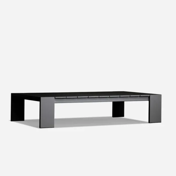 Bora Outdoor Aluminium Coffee Table, Black