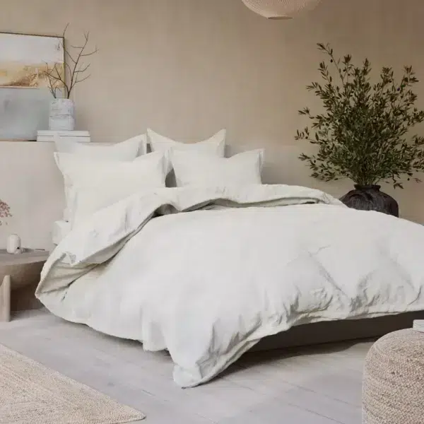 M&S and X Fired Earth - Washed Cotton Duvet Cover, Dover Cliffs