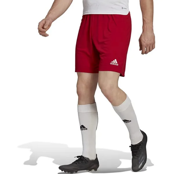 Adidas entrada aerodready shorts, red, medium
