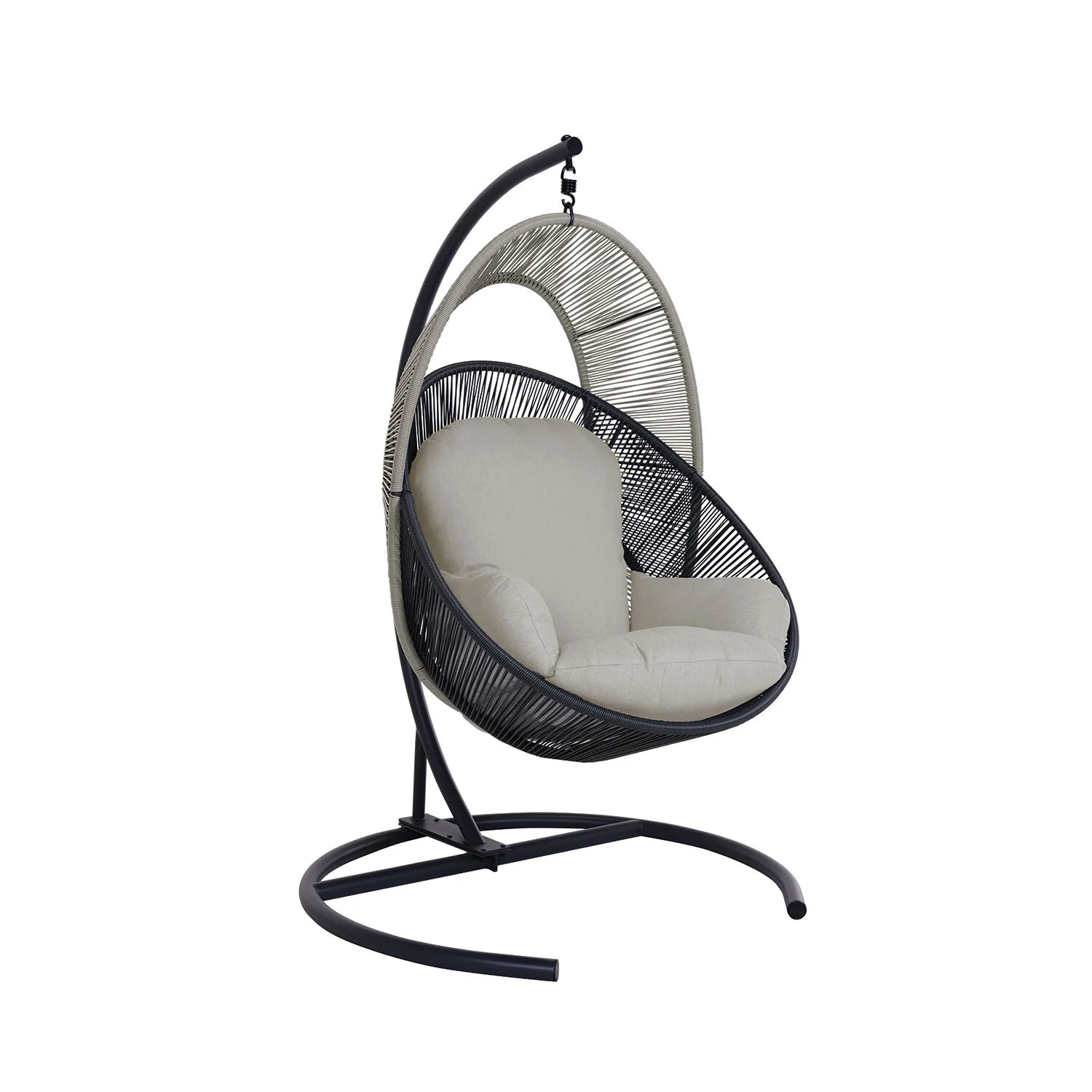 Halo Rattan Hanging Chair with Stand Absolute Home