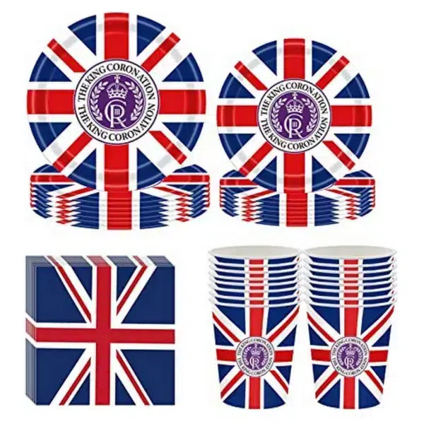 King Charles III 68 Piece Coronation Tableware Set