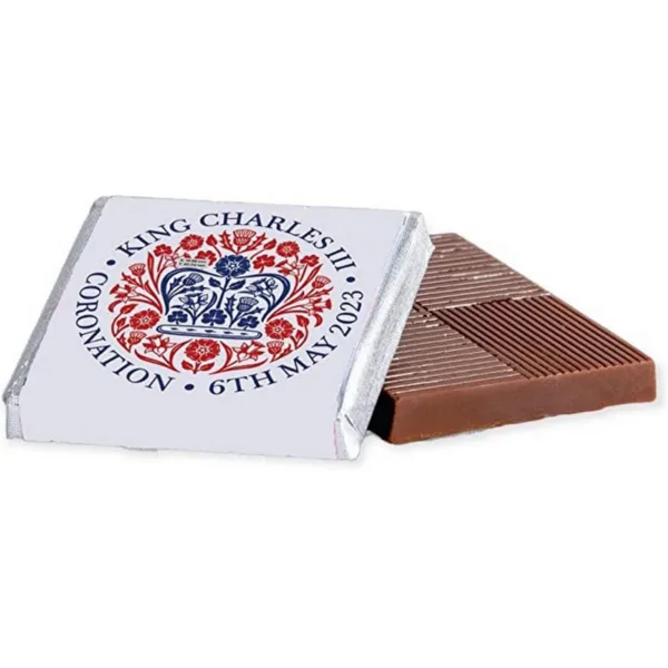 King Charles III Coronation Neapolitan Mini Chocolates x 50